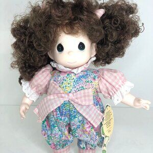 Precious Moments Vintage “Peony" August Garden of Friends Doll #1395